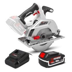 Scie circulaire sans fil 20V avec batterie 4Ah - X-Performer