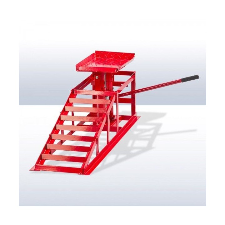 Rampe paire de voitures avec rehausse hydraulique 2 Tonnes