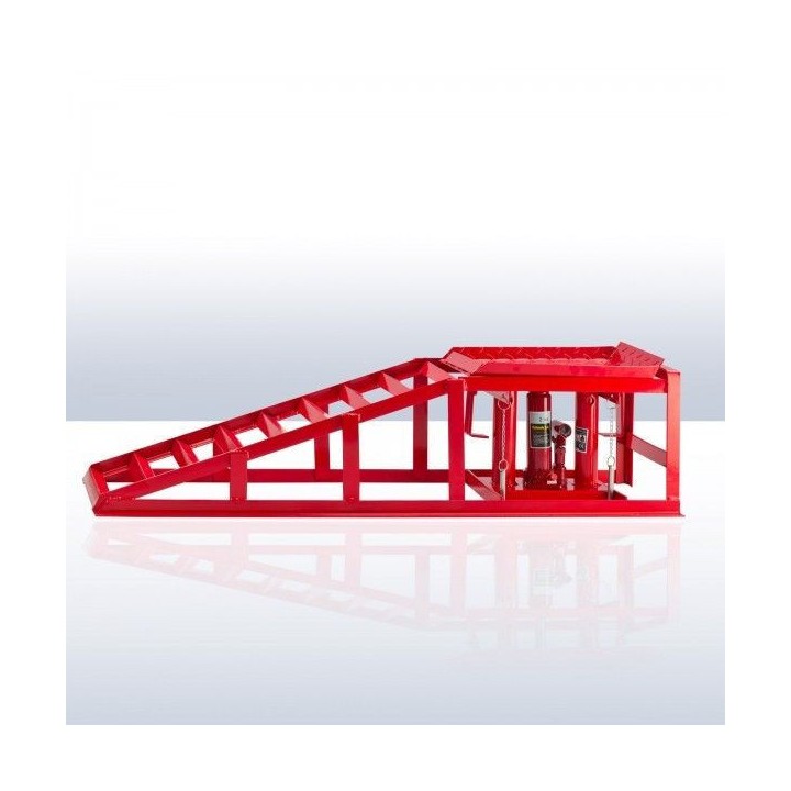 Rampe paire de voitures avec rehausse hydraulique 2 Tonnes