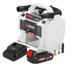 Gonfleur - degonfleur sans fil 20V avec batterie 2Ah - X-Performer