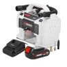 Gonfleur - degonfleur sans fil 20V avec batterie 2Ah - X-Performer
