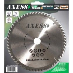 Lame pour scie a  onglets 254mm  - Axess