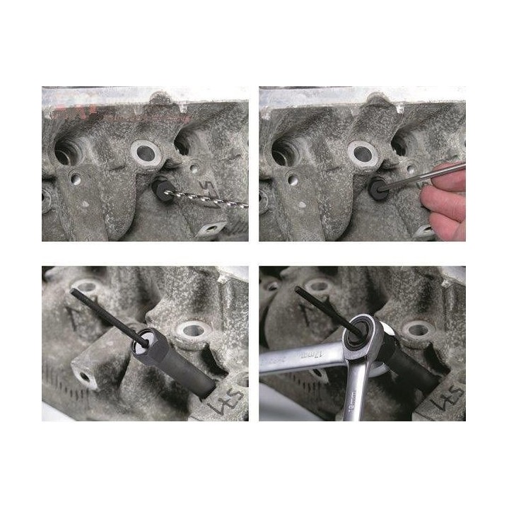 Extracteur pour bougies de préchauffage cassées