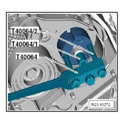 Extracteur moyeu de la pompe haute pression, VW T40064