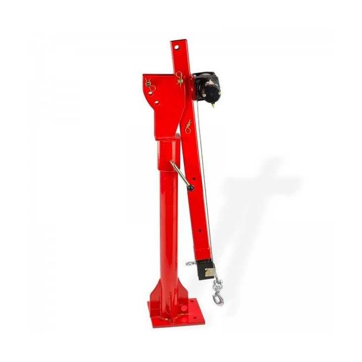 Grue, Hayon, avec treuil 300 kg 12 V flèche extensible