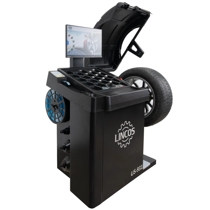 Machine d'équilibrage automatique, écran IPS, mesure ultrasonique, US-931