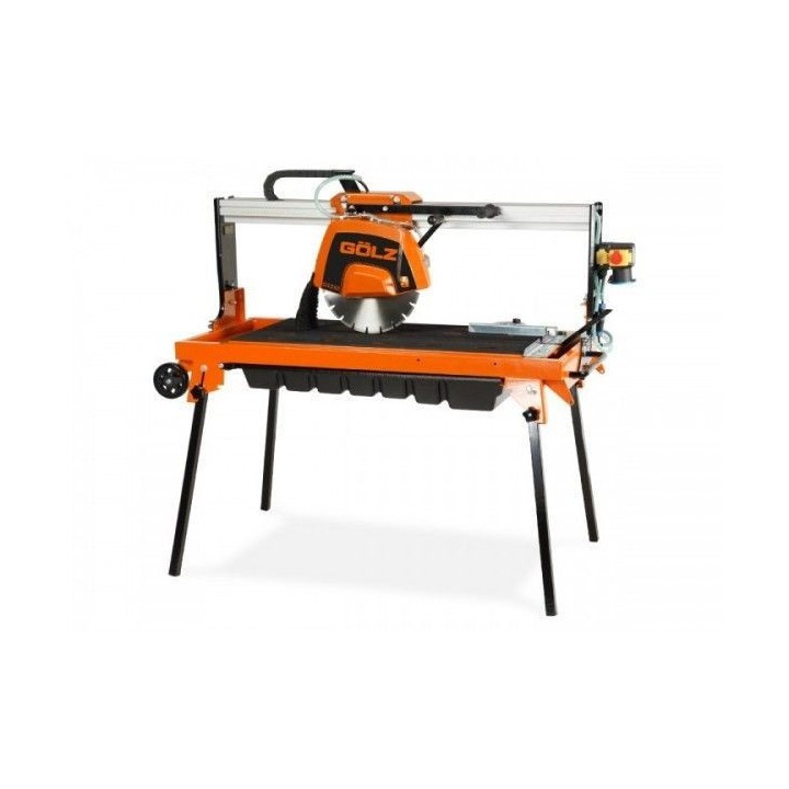 Scie à pont GÖLZ GS350 professionnelle pour granit, marbre, carrelage, terrazzo