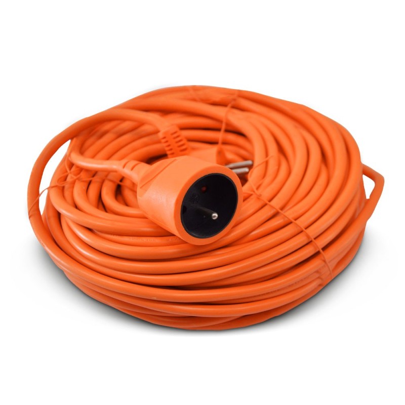 Allonge electrique 25M-3G*1.5MM2-orange I-WATTS - 1 Allonge electrique 25M-3G*1.5MM2-orange I-WATTS - 1