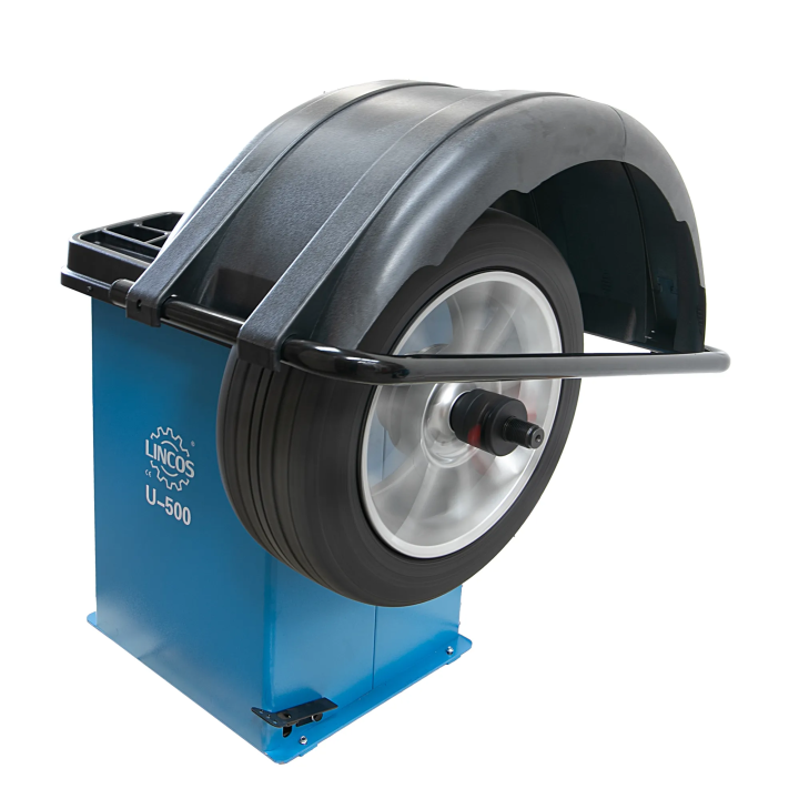 Équilibreuse de roues, affichage LED, 3 programmes en aluminium, U-500