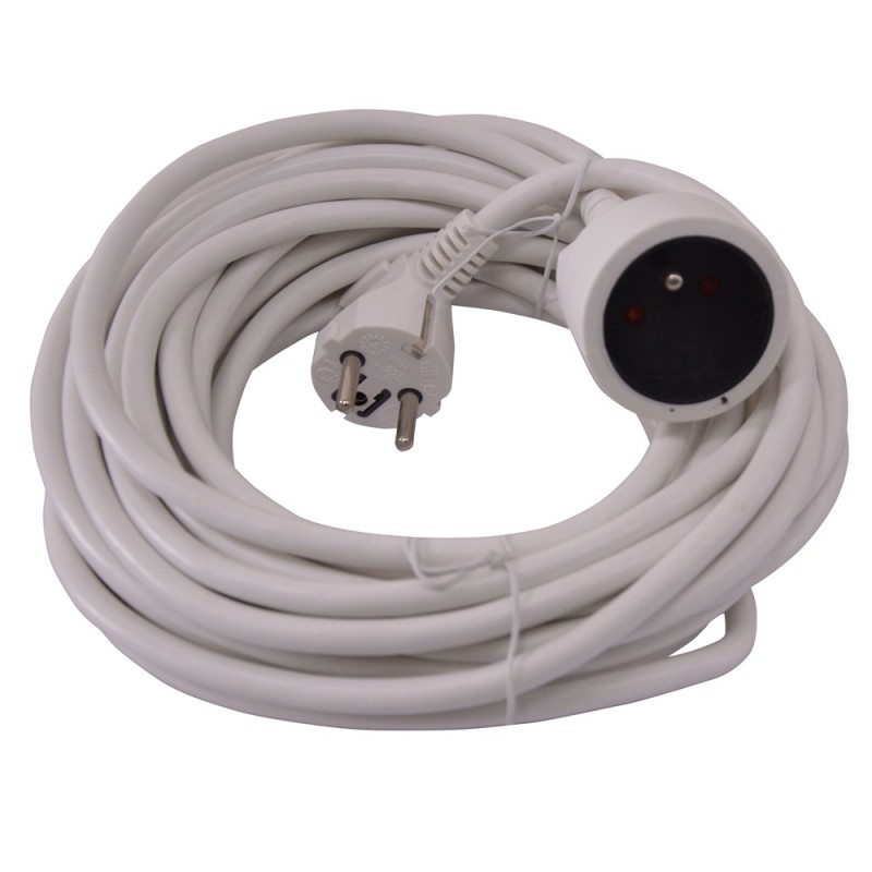 Allonge electrique 10m-3g*1.5mm2 Blanc - I-Watts I-WATTS - 1 Allonge electrique 10m-3g*1.5mm2 Blanc - I-Watts I-WATTS - 1