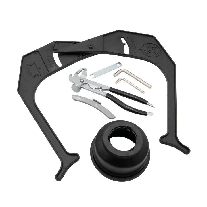 Équilibreuse de roues, affichage LED, 3 programmes en aluminium, U-500