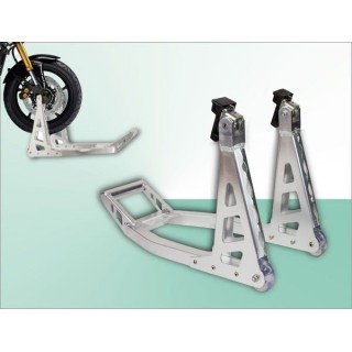 Bequille roue moto avant en  Alu