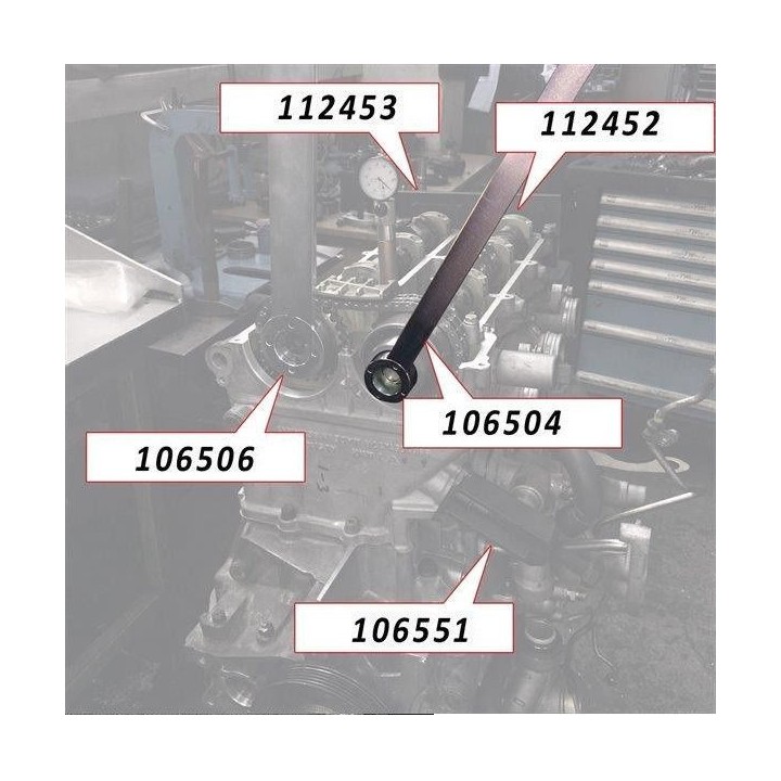 Cle de maintien d arbre à cames d'admission de contre-support Porsche