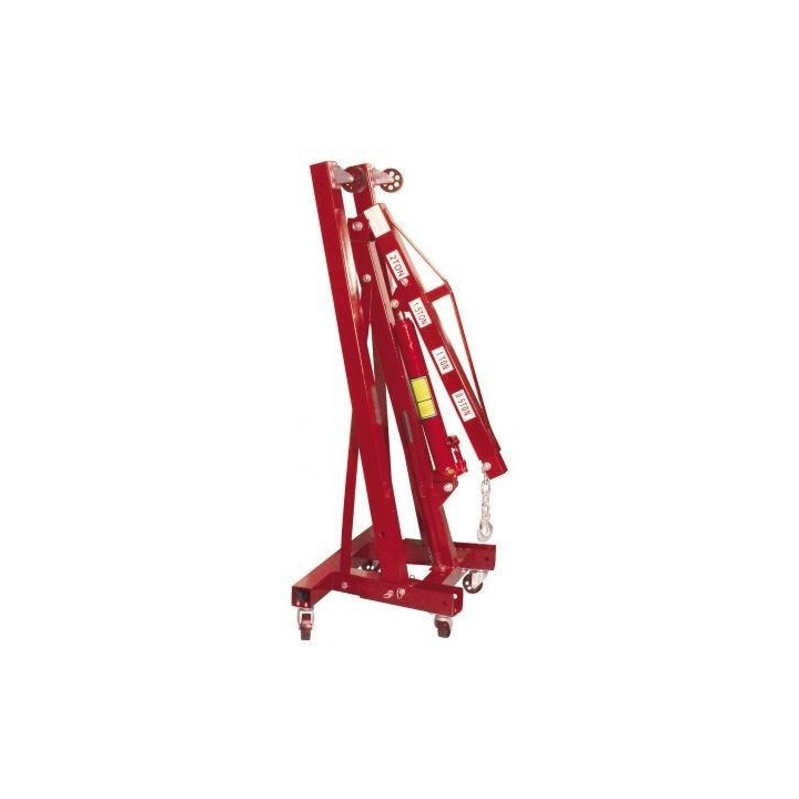 Grue d'atelier hydraulique pliable 2 tonnes