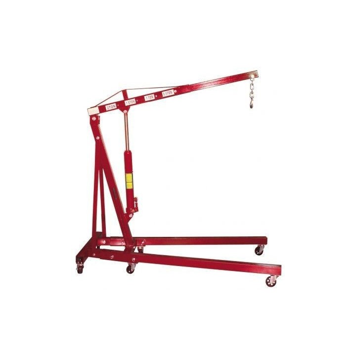 Grue d'atelier hydraulique pliable 2 tonnes