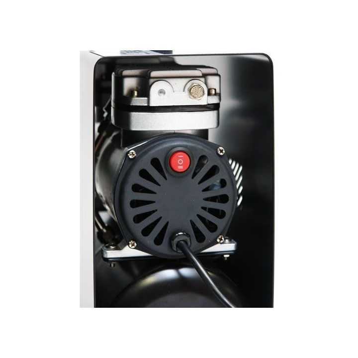 Compresseur airbrush bi-cylindre 150 W antivibration silencieux