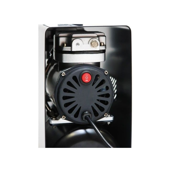 Compresseur airbrush bi-cylindre 150 W antivibration silencieux