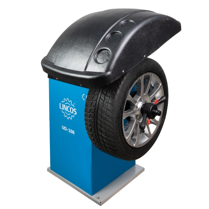 Machine d'équilibrage semi-automatique avec saisie manuelle des données, 3 programmes aluminium