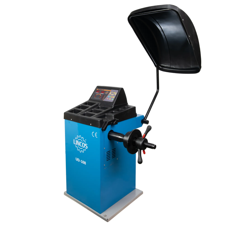 Machine d'équilibrage semi-automatique avec saisie manuelle des données, 3 programmes aluminium