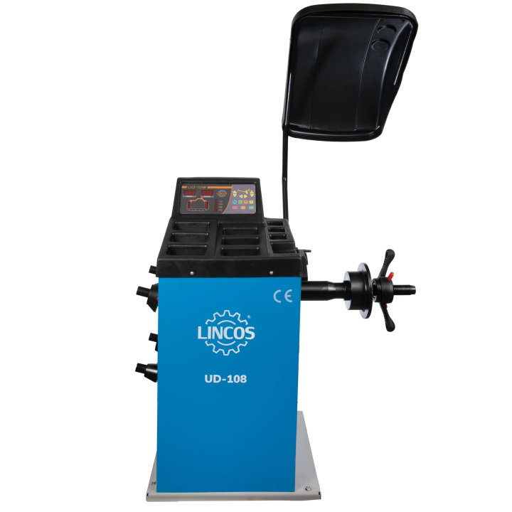 Machine d'équilibrage semi-automatique avec saisie manuelle des données, 3 programmes aluminium