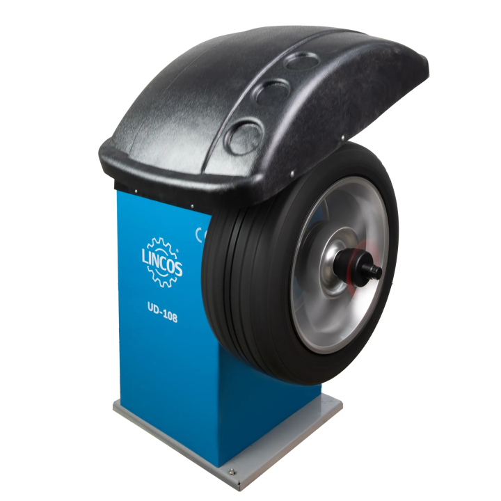 Machine d'équilibrage semi-automatique avec saisie manuelle des données, 3 programmes aluminium