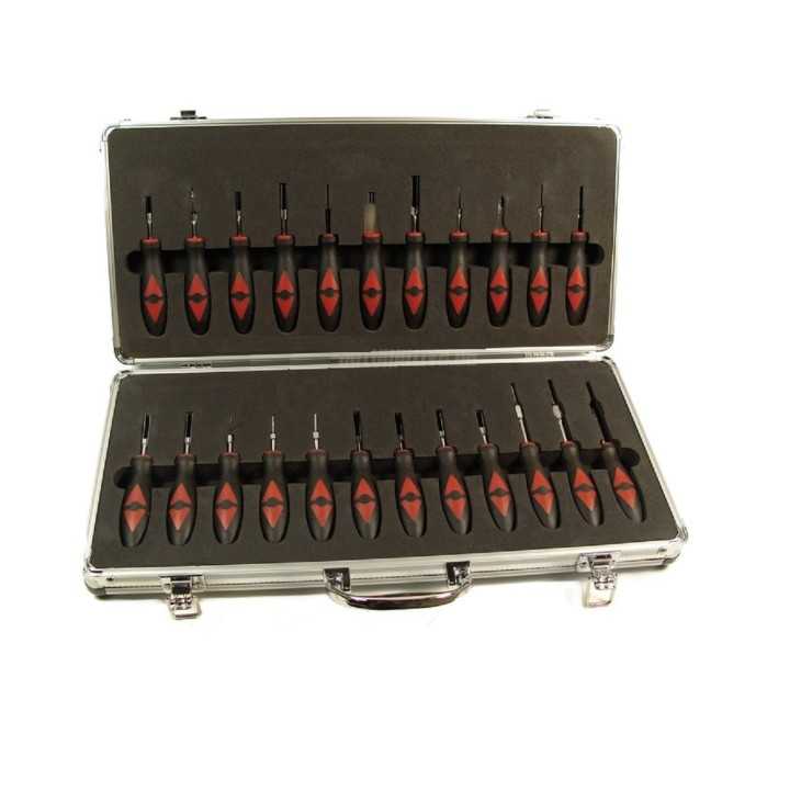Kit outils pour verrouillage des connecteurs électronique du véhicule 23 pcs