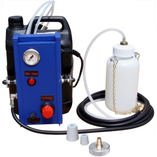 Purgeur pour circuit de freinage électrique, avec bouteille et tuyau de 3m