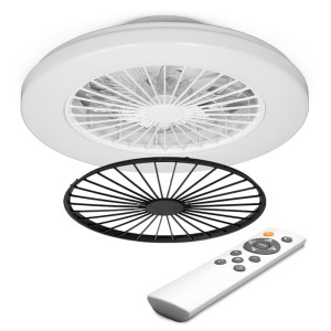 Ventilateur de plafond avec eclairage Led + telecommande COOL CLIMA - 2