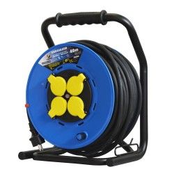 Enrouleur 4 prises-h07rn-3g2.5MMÂ²-40M -I-watts Pro
