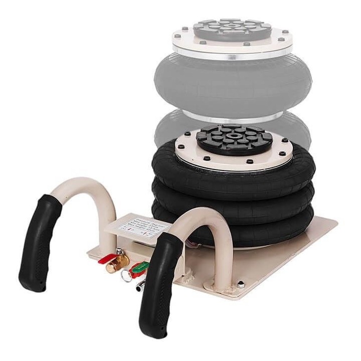 Cric pneumatique avec 3 coussins d'air Gonflable, 3 tonnes