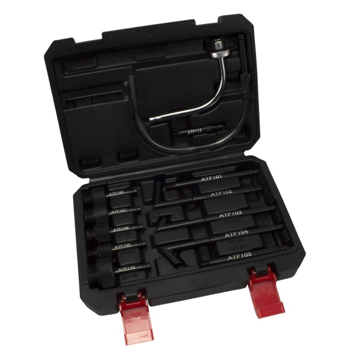 Pompe de remplissage huile boîte avec réservoir de 10L + 13 Adaptateur