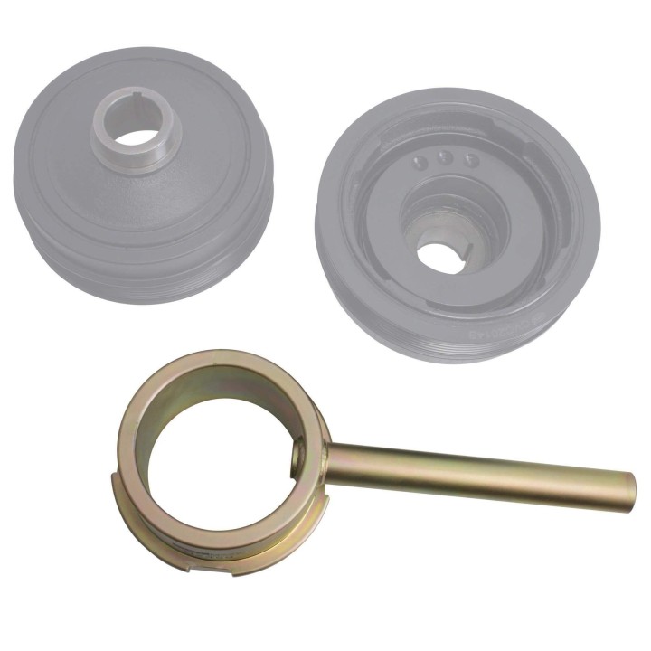 Support maintien poulie vilebrequin,  Mercedes M271, M272, M273