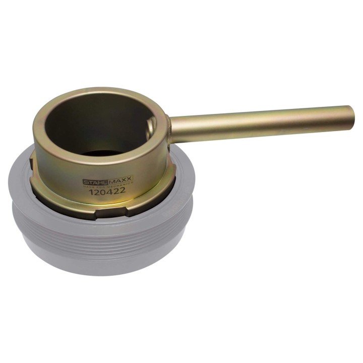 Support maintien poulie vilebrequin,  Mercedes M271, M272, M273