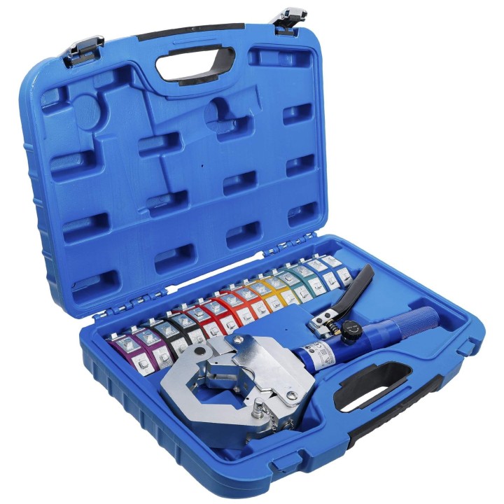 Jeu de pinces à sertir hydraulique Pour raccordements compressés sur tuyaux flexibles