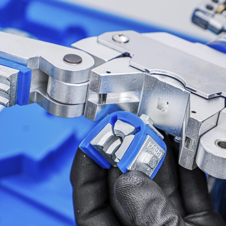 Jeu de pinces à sertir hydraulique Pour raccordements compressés sur tuyaux flexibles