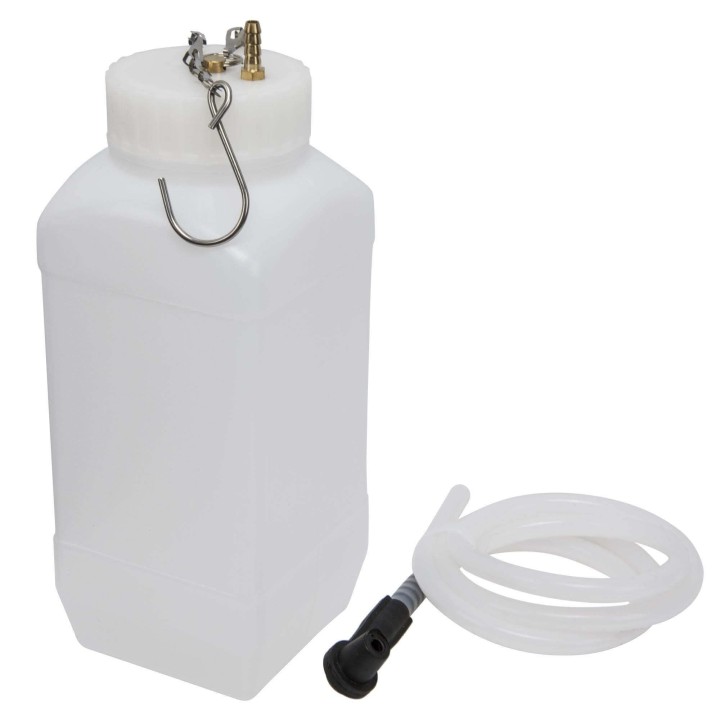 Purgeur de frein électrique 5L, avec 3 adaptateurs et tuyau 3,5 ml, 230V