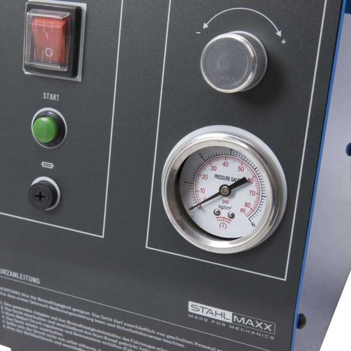 Purgeur de frein électrique 5L, avec 3 adaptateurs et tuyau 3,5 ml, 230V