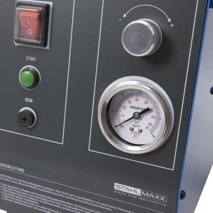 Purgeur de frein électrique 5L, avec 3 adaptateurs et tuyau 3,5 ml, 230V