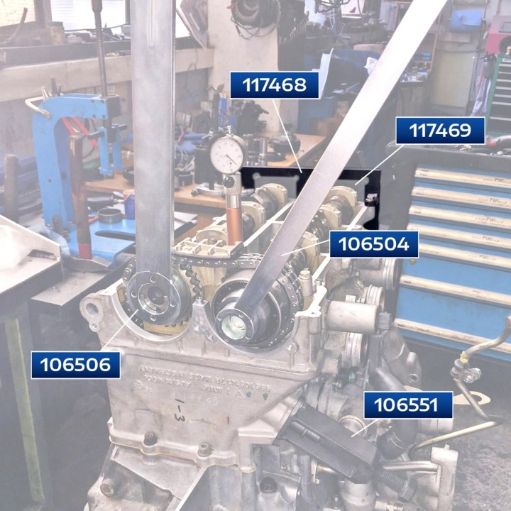 Coffret de calage pour Porsche 3.6 L M96.70, M97.70, M97.76