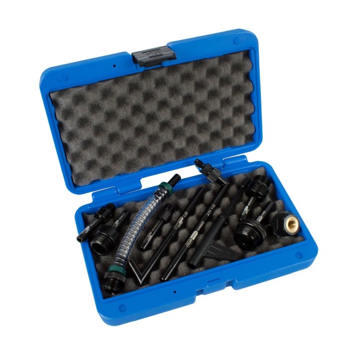 Pompe de remplissage huile boîte, Pont différentiel comprenant 10 adaptateurs