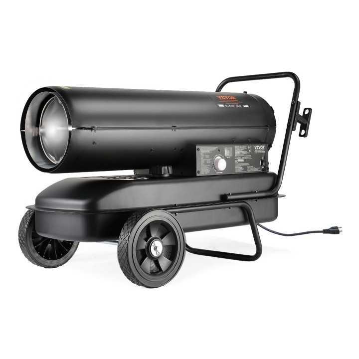 Chauffage mobile au fioul à air pulsé , 100000 BTU Réservoir 38 L