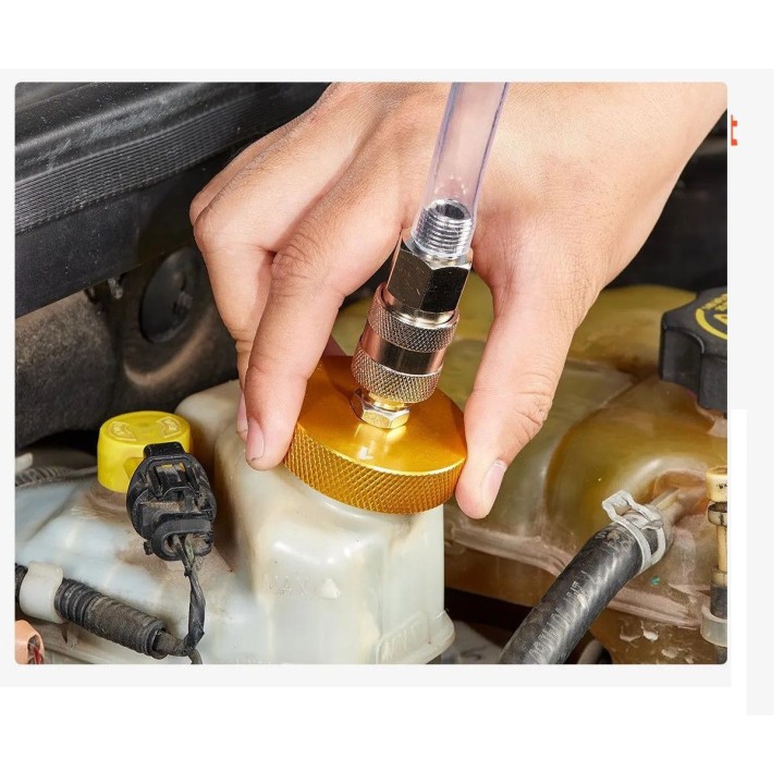 Kit adaptateur de maître-cylindre de purge de frein, 17 pcs