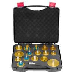 Kit adaptateur de maître-cylindre de purge de frein, 17 pcs
