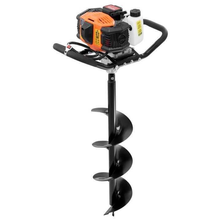 Tarière Thermique à Essence, 43 CC, 1250 W avec Foret 200 mm