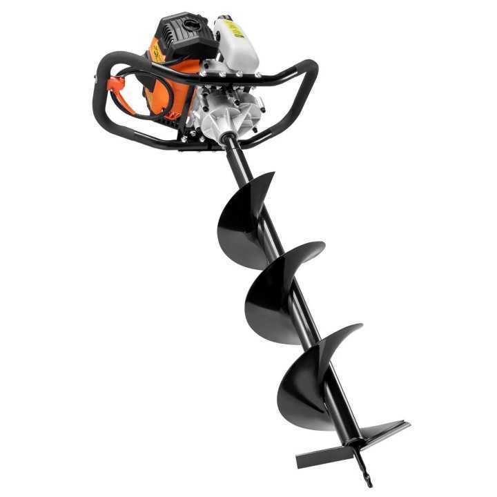 Tarière Thermique à Essence, 43 CC, 1250 W avec Foret 200 mm