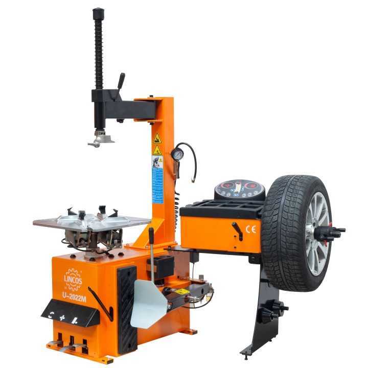 Machine combinée montage et équilibrage pneus, 2 en 1