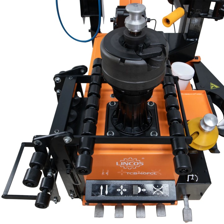 Démonte-pneu sans levier  26 pouces colonne inclinable – Bras assistance + lève-roue 230V