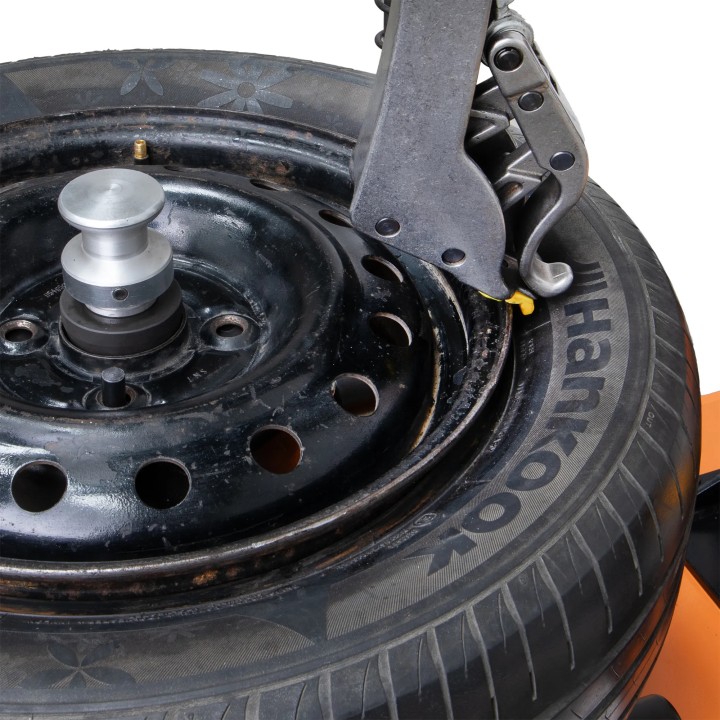 Démonte-pneu sans levier  26 pouces colonne inclinable – Bras assistance + lève-roue 230V