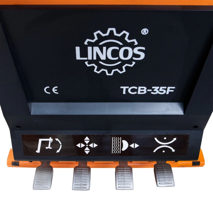 Démonte-pneus 26" colonne inclinable – Bras auxiliaire, 230V vitesse réglable