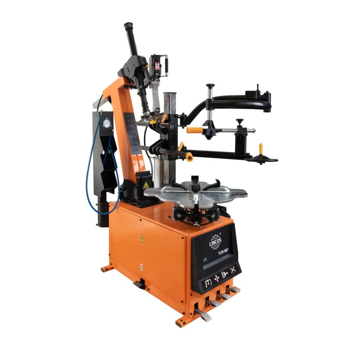 Démonte-pneu leverless 26" potence basculante – Vitesse variable + bras aide 230V